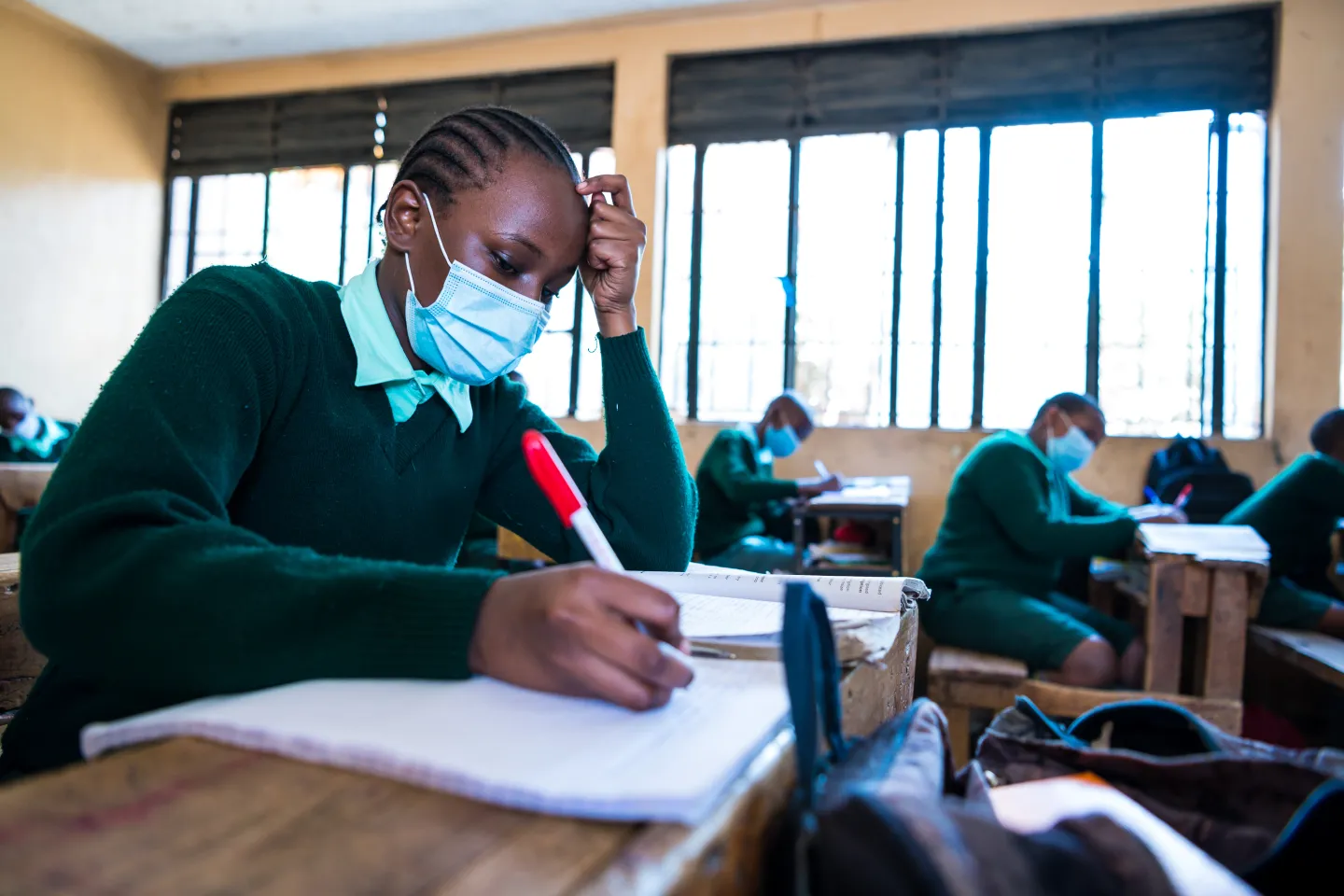 Student at Roysambu Primary School