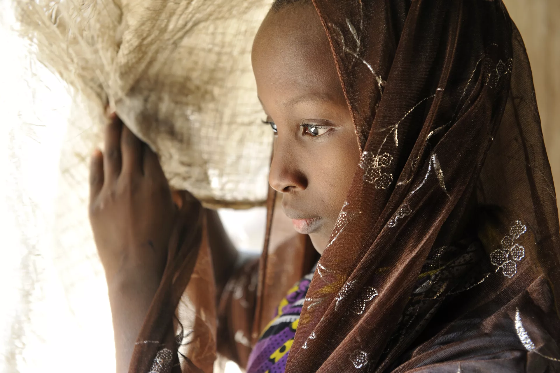 A young Muslim girl.