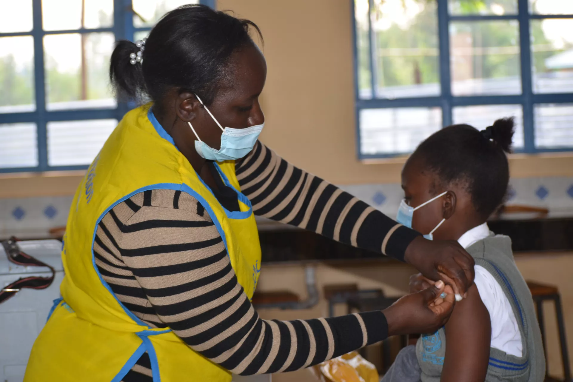 Learner gets vaccinated against COVID-19