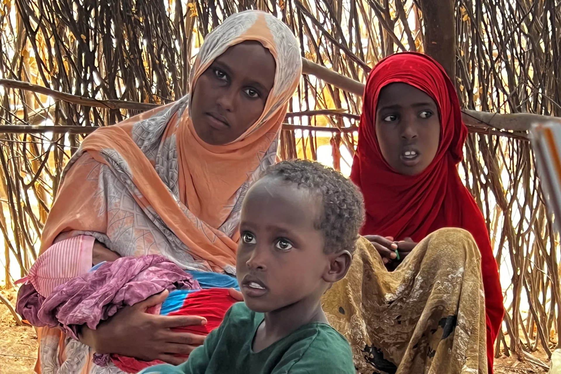 Halima and her children