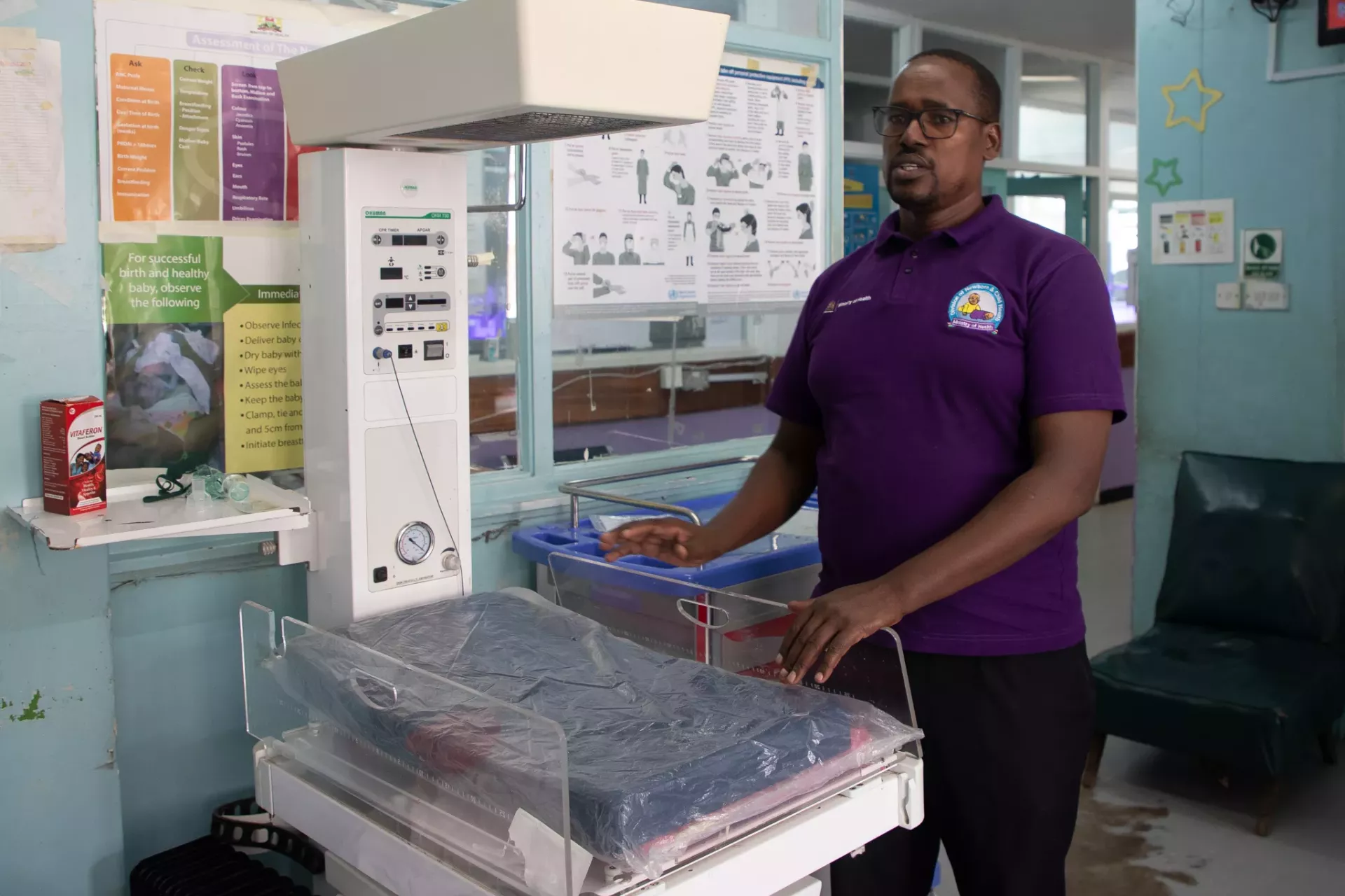 Ronald Achoki, chief registered nurse