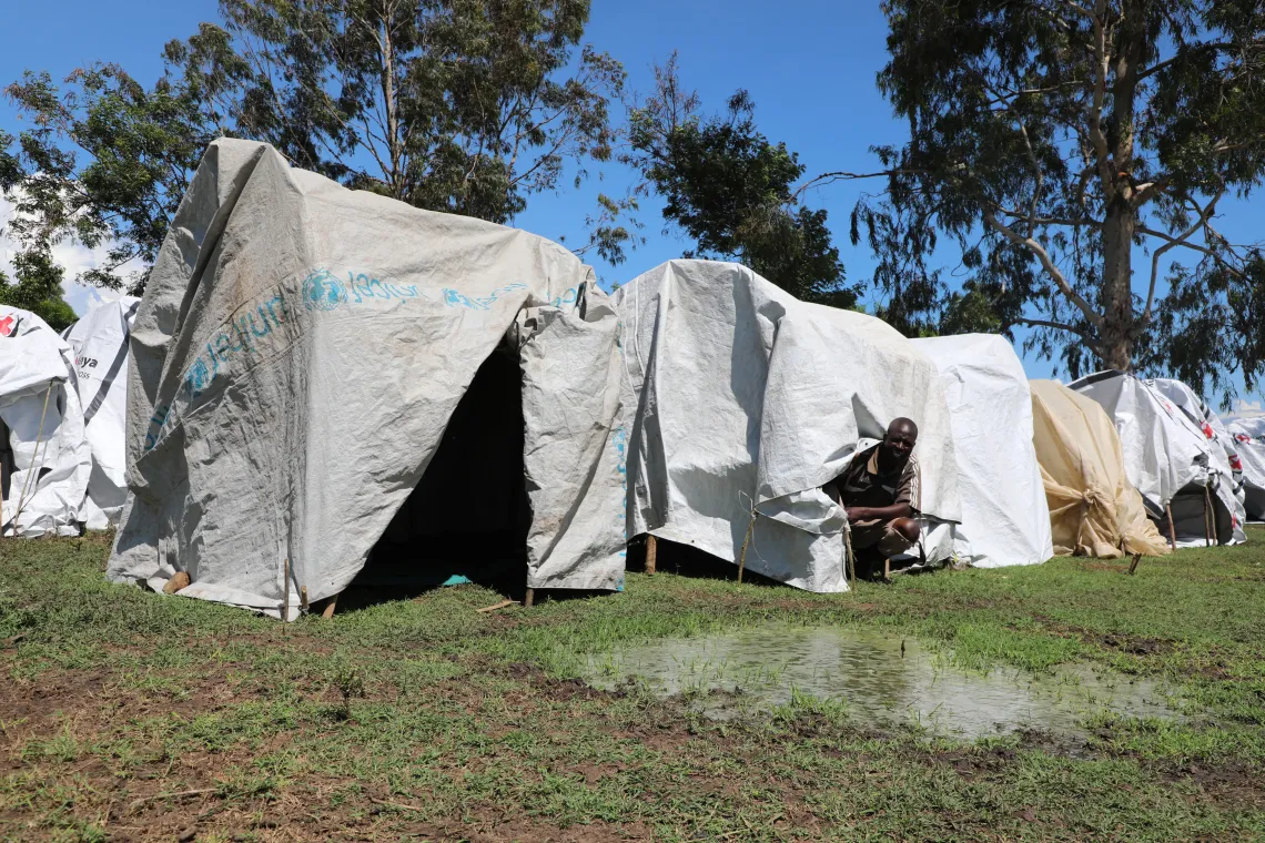 UNICEF tent