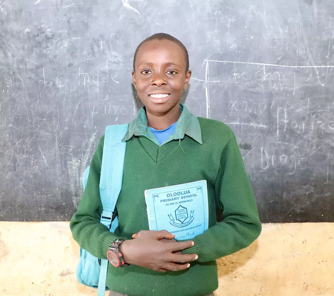 Brian Kinyanjui, 10 years old