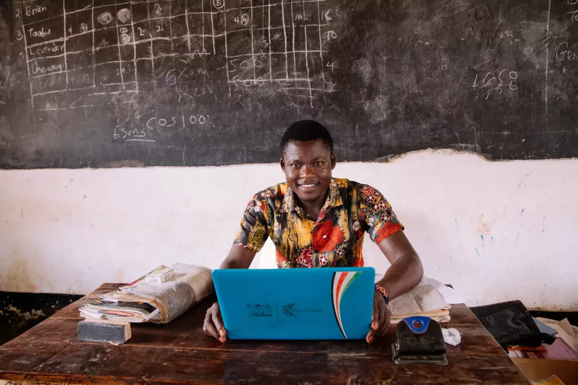 Micah Taabu, Teacher at Kamukuywa AC School in Bungoma. 