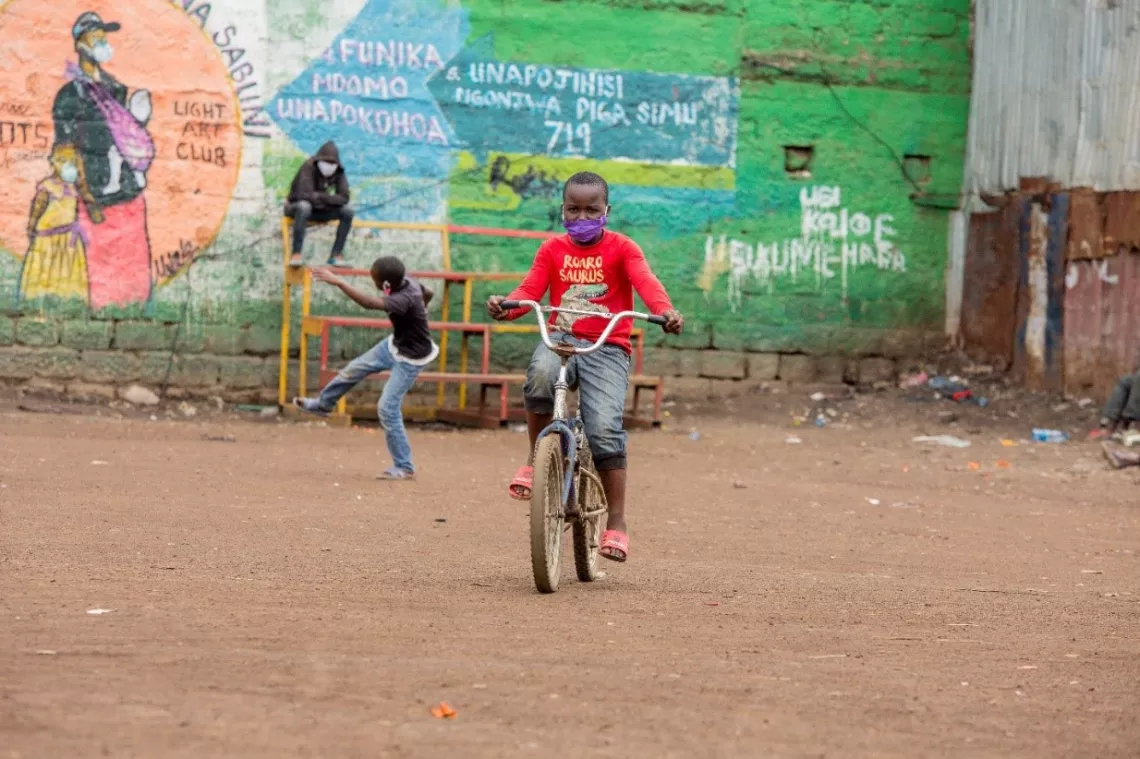 Brian Mose enjoys riding his bike