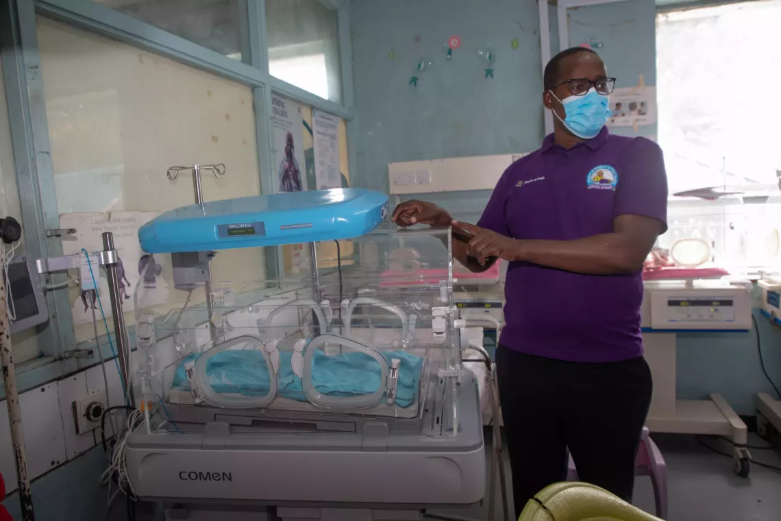 onald Achoki at the Pumwani Maternity 
