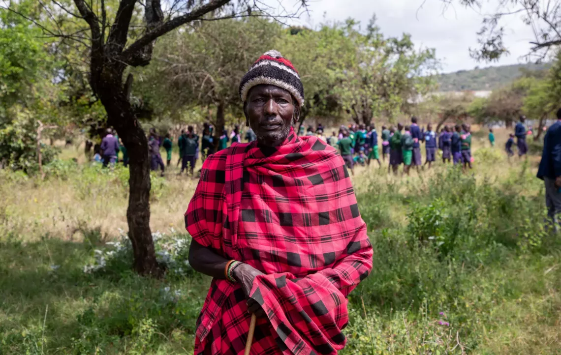 ackson Pingua, Chairperson of the School Board of Management at Naserian Osupuko Primary School