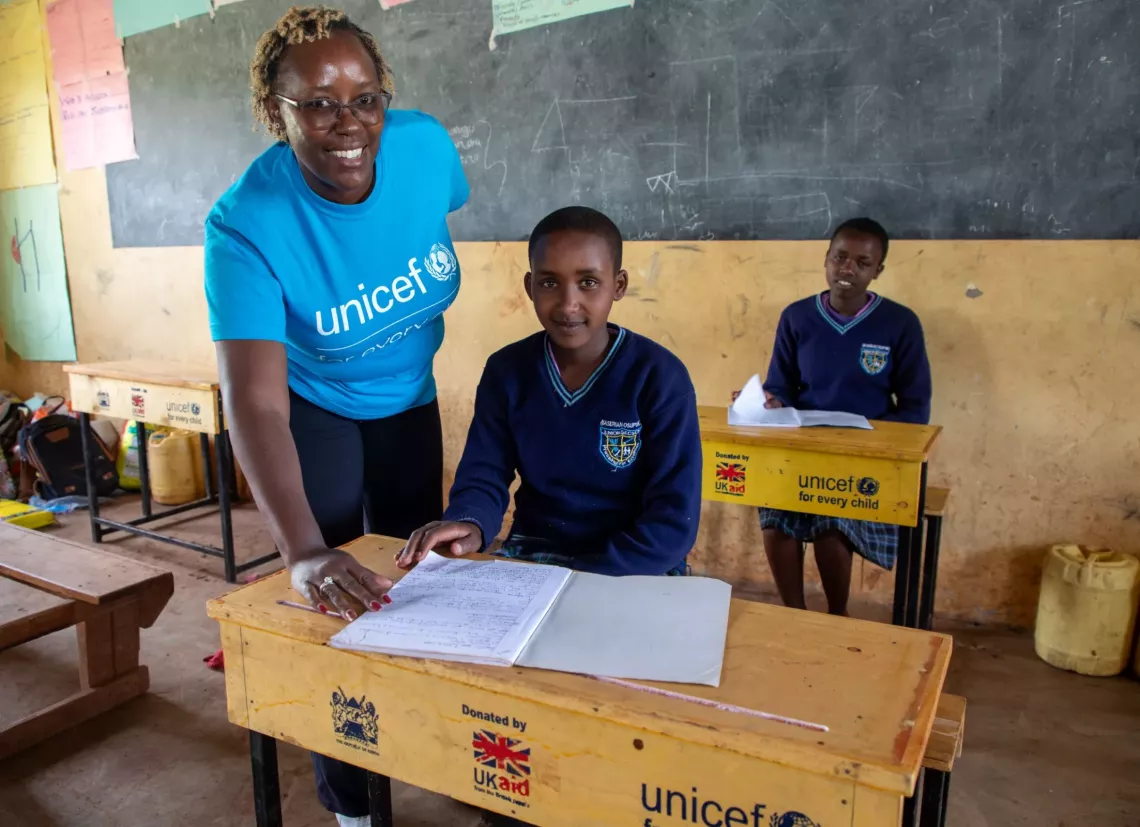 UNICEF Kenya Education Officer, Elizabeth Waitha