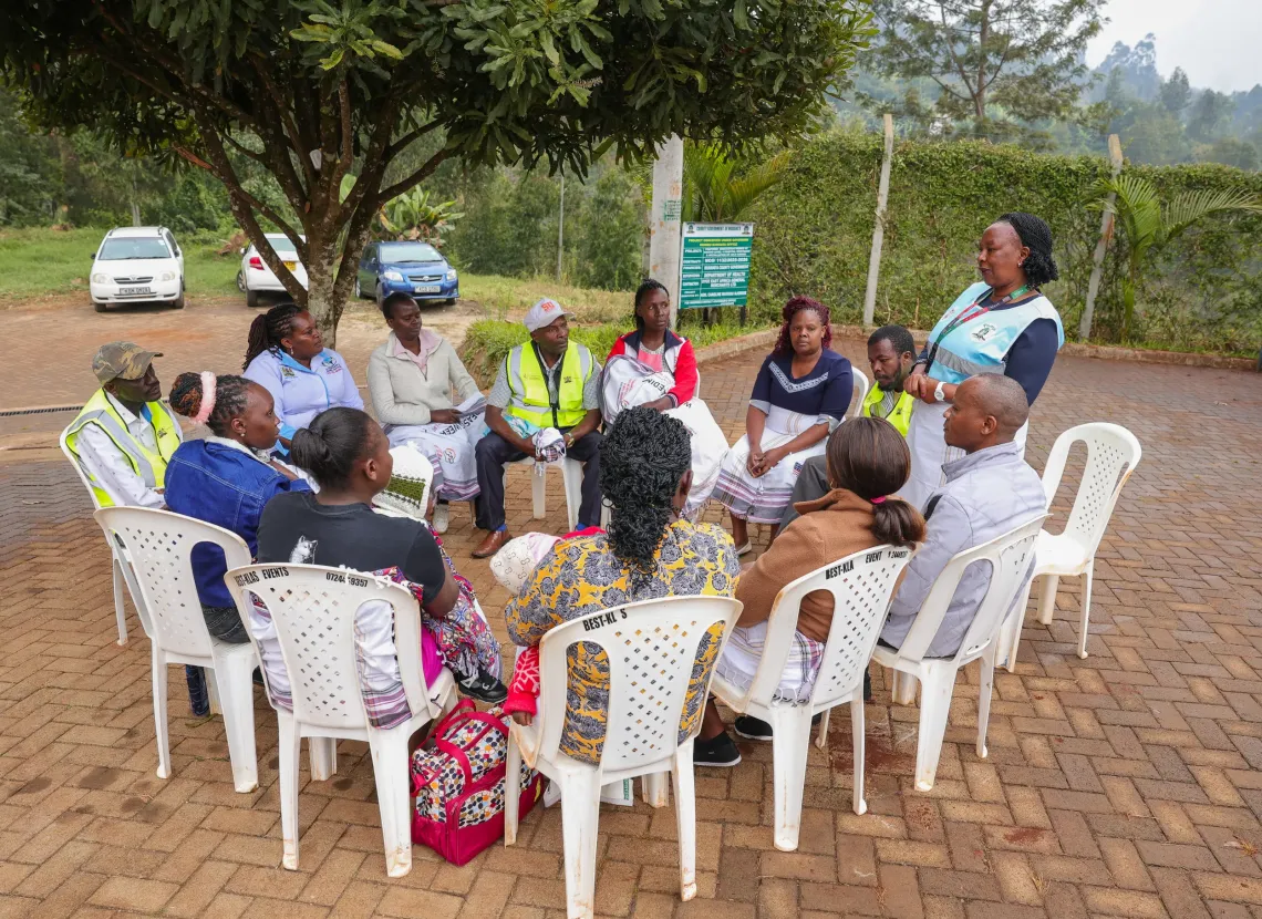 Breastfeeding support groups in Irigu-ini village