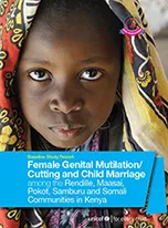 Cover image of the 2017 Baseline Report on FGM and Child Marriage.