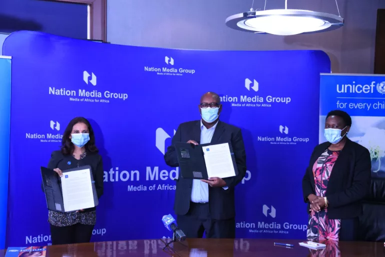 Nation Media Group and UNICEF Kenya partnership 