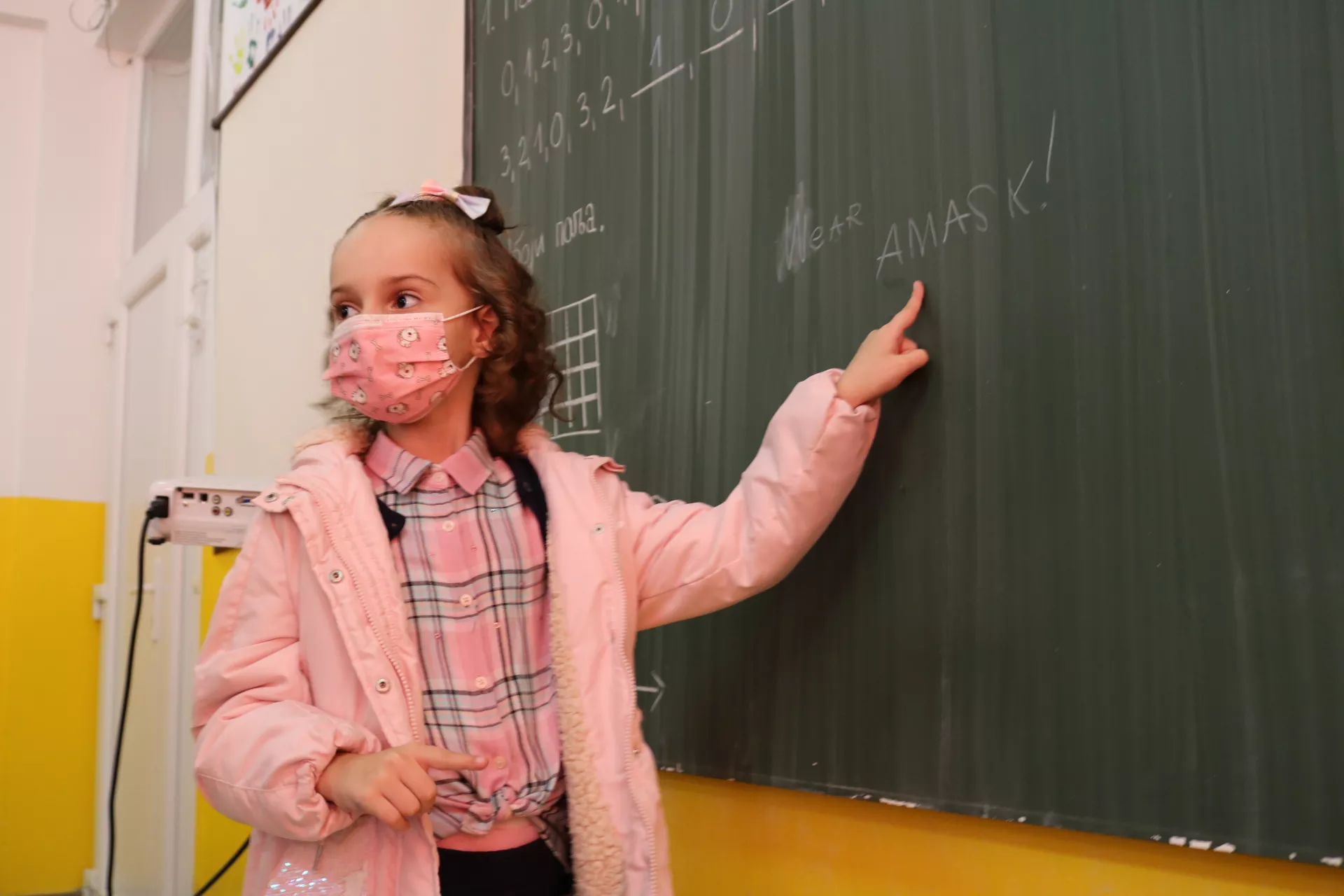 Lena is a first-grader and has a message for all of you!