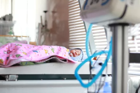 The maternity house in Osh received life-saving equipment for children  