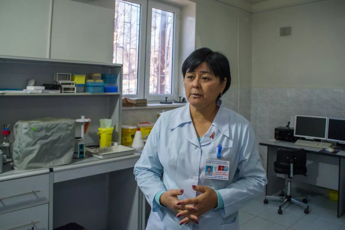 Elmira Narmatova, Director of Osh regional AIDS center