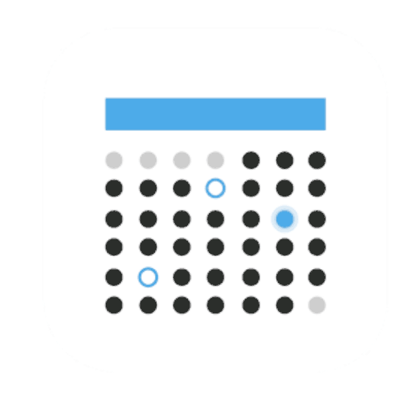 animaci&oacute;n de un calendario