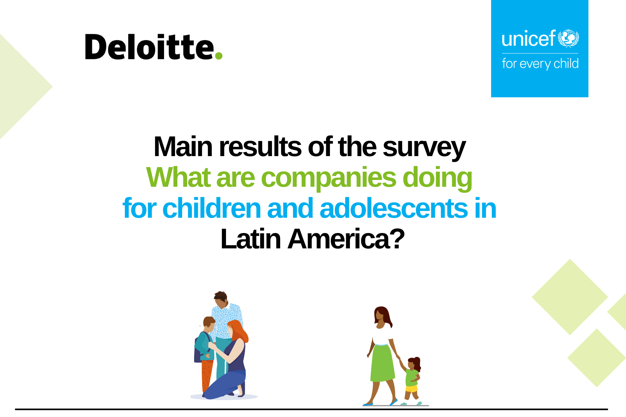 Main results deloitte and unicef survey