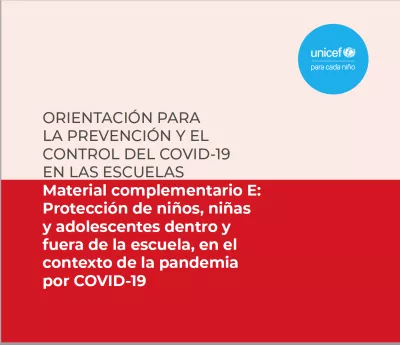 Material complementario E: Protecci&oacute;n de ni&ntilde;os, ni&ntilde;as y adolescentes dentro y fuera de la escuela