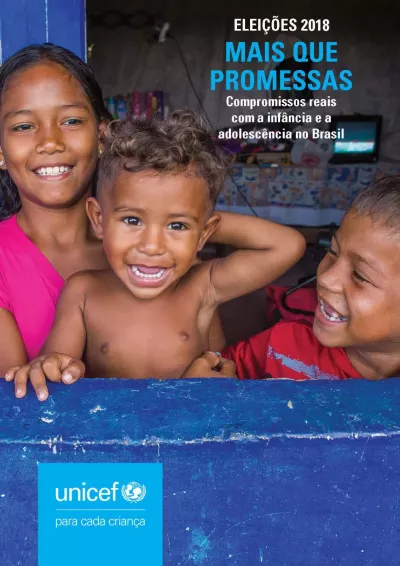 Portada Mais que promessas: compromissos reais com a inf&acirc;ncia e a adolesc&ecirc;ncia no Brasil