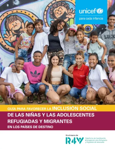 Portada de la Guia Inclusion Social Ninas Migrantes