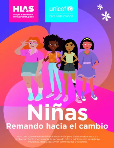 Porta de la publicaci&oacute;n Ni&ntilde;as remando hacia el cambio 