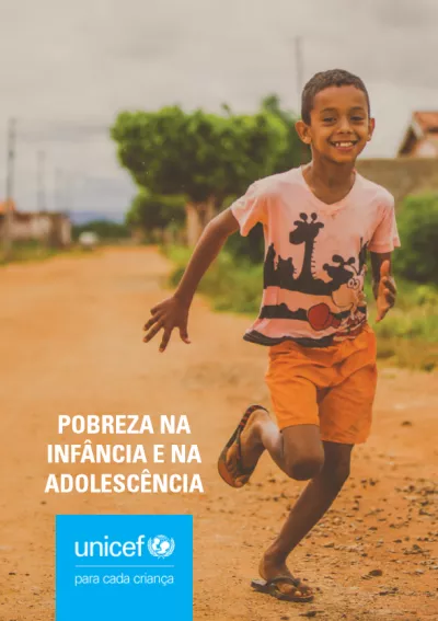 Portada Pobreza na inf&acirc;ncia e na adolesc&ecirc;ncia no Brasil