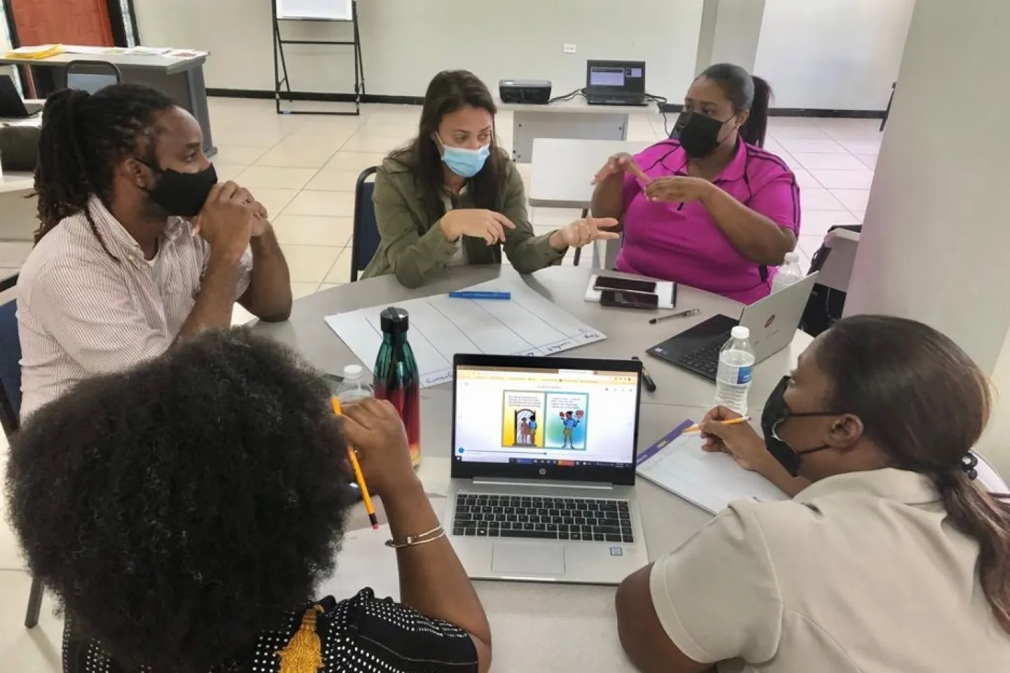 Taller de capacitaci&oacute;n realizado en Jamaica en febrero de 20222.