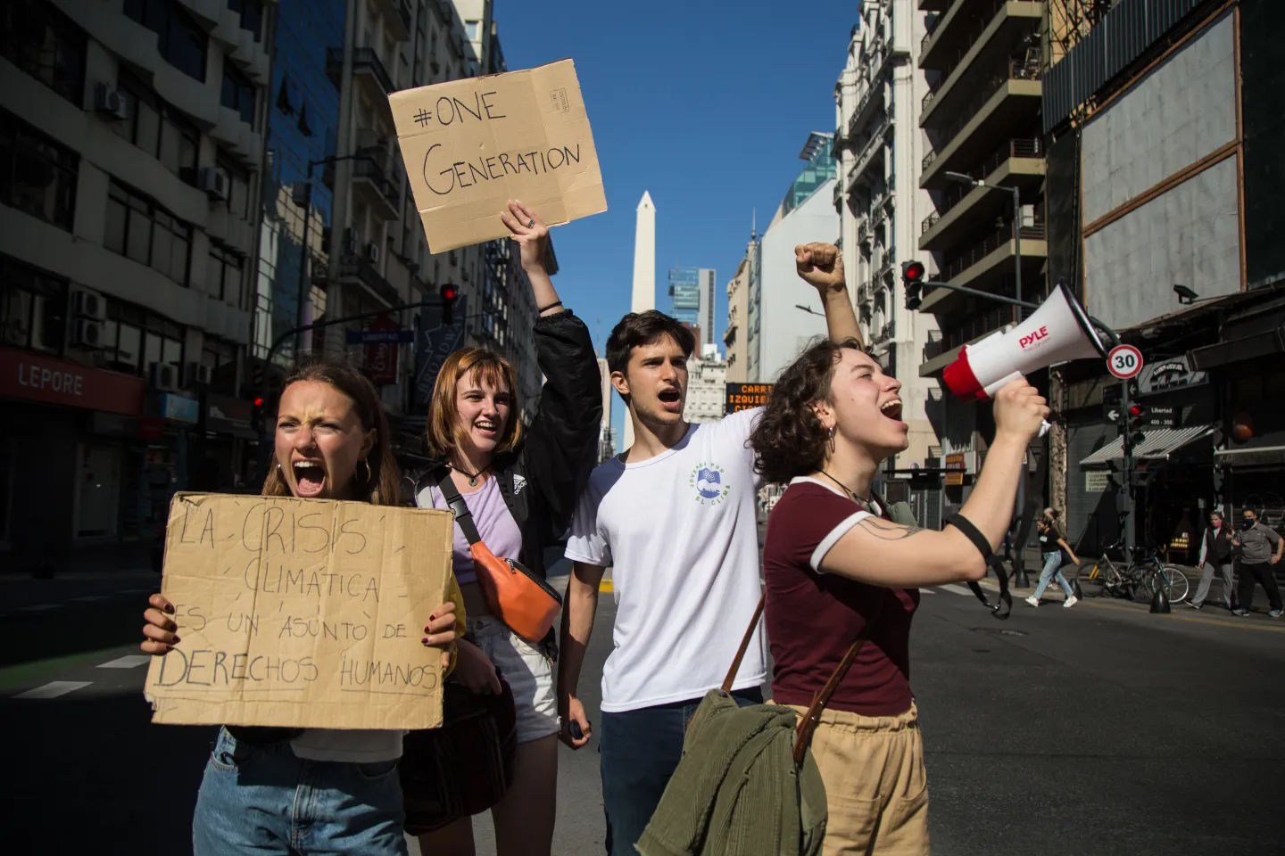 Hi! I'm Nicole Becker, I am 19 years old, I am a militant environmental activist, Champion of Escazu Agreement and one of the founders of Youth for Climate Argentina, an environmental social group.