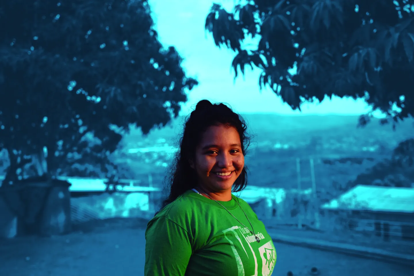 On 19 October 2020 in the Monte Sina&iacute; neighbourhood of Guayaquil, Ecuador, Denisse Toala, 17, videochats with a student counselor, who checks in with her nightly to see how she is coping with the stresses of the COVID-19 pandemic, and doing well and with her schooling and the volunteer work she does in her neighbourhood.