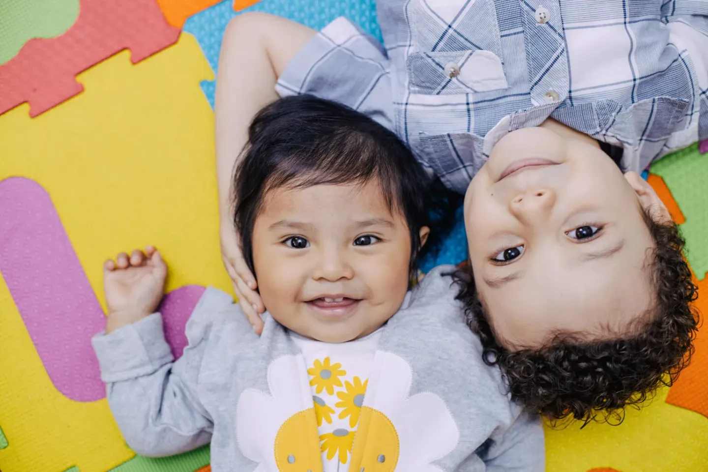 The power of play: Brother and sister playing together in Guatemala