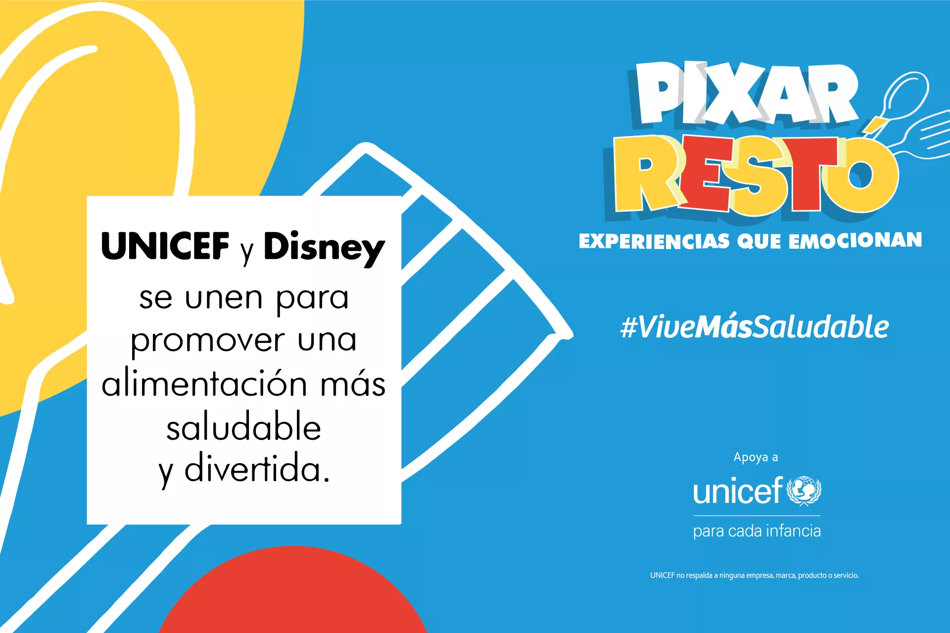 Landing page DIsney y UNICEF LAC