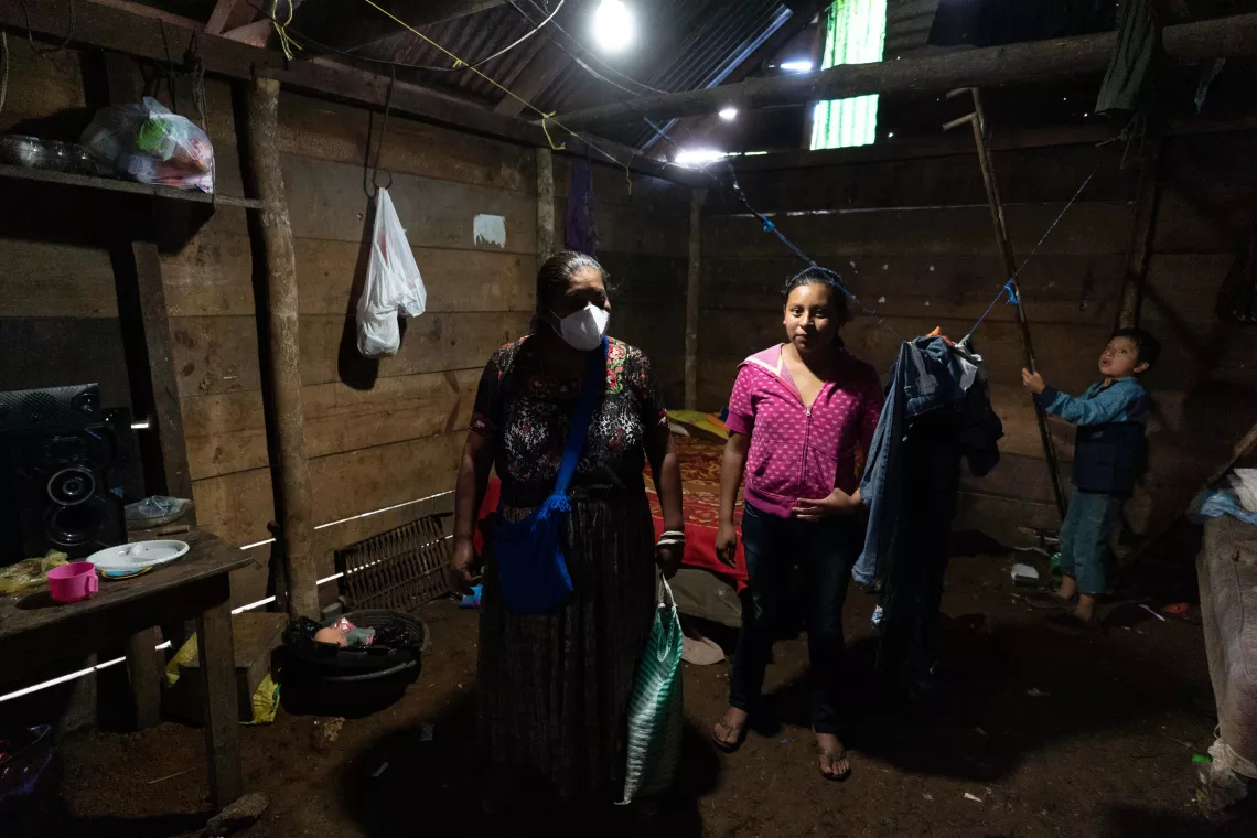 Florinda Yatchub, a mother who lives with her 4 children in Sacsi Chita&ntilde;a, including her 13-year-old daughter Jaqueline Vanessa Cuyat, a small town on the outskirts of Cob&aacute;n, in the department of Alta Verapaz, 217 kilometers north from the Guatemalan capital.