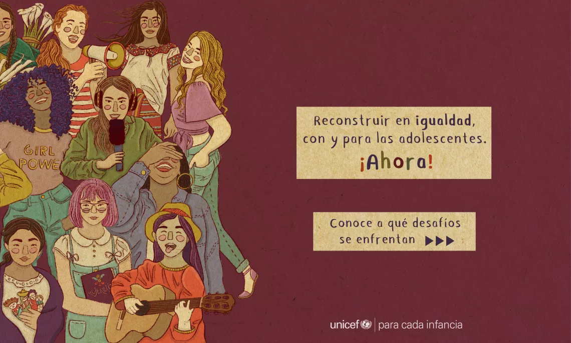 Reconstruir con igualdad con y para las adolescentes.