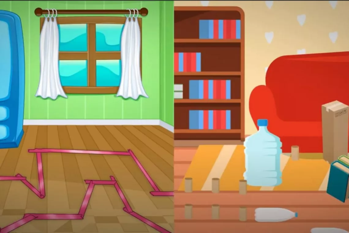 Jugar y re&iacute;r juntos en casa
