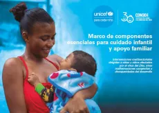 Portada Marco de componentes esenciales para cuidado infantil y apoyo familiar