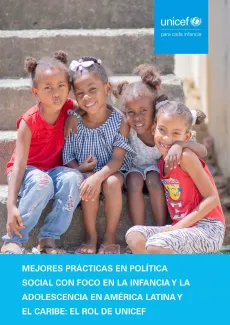 Portada publicaci&oacute;n mejores pr&aacute;cticas en pol&iacute;tica social con foco en la infancia