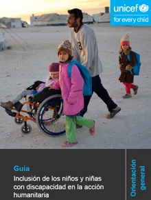 Portada publiaci&oacute;n Inclusi&oacute;n de los ni&ntilde;os y ni&ntilde;as con discapacidad en la acci&oacute;n humanitaria