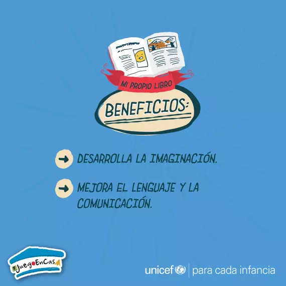 Ilustracion de juego de libro beneficios