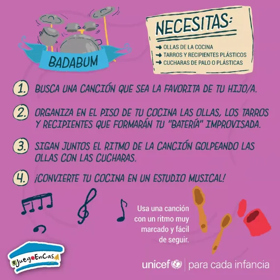 Instrucciones del juego badabum