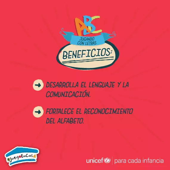Beneficios del juego jugando con letras