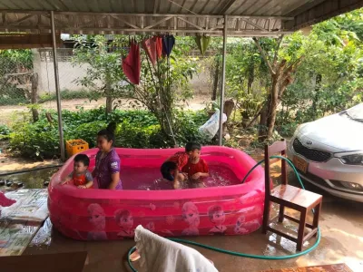 Children in water
