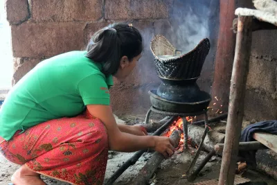 Barely any time to freshen up in the morning, Xaiathon prepares the day&rsquo;s meals for the boys for when she and her husband are at the farm all day. In between cooking meals, she checks on her laundry, dampened by the rain from the night before.