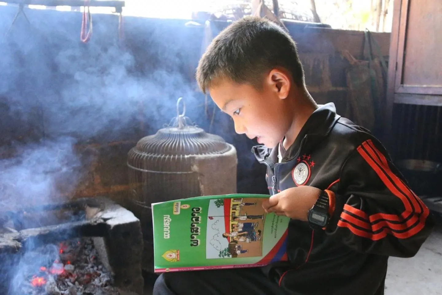 Children reading