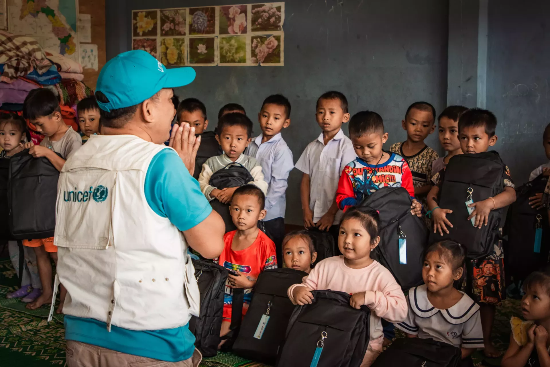 Provide the learning materials to help build resilient education systems while addressing the immediate needs of affected communities.