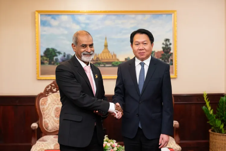 Mr. Sanjay Wijesekera, UNICEF Regional Director for East Asia and the Pacific, also paid a courtesy call on high-level government officials in Laos.
