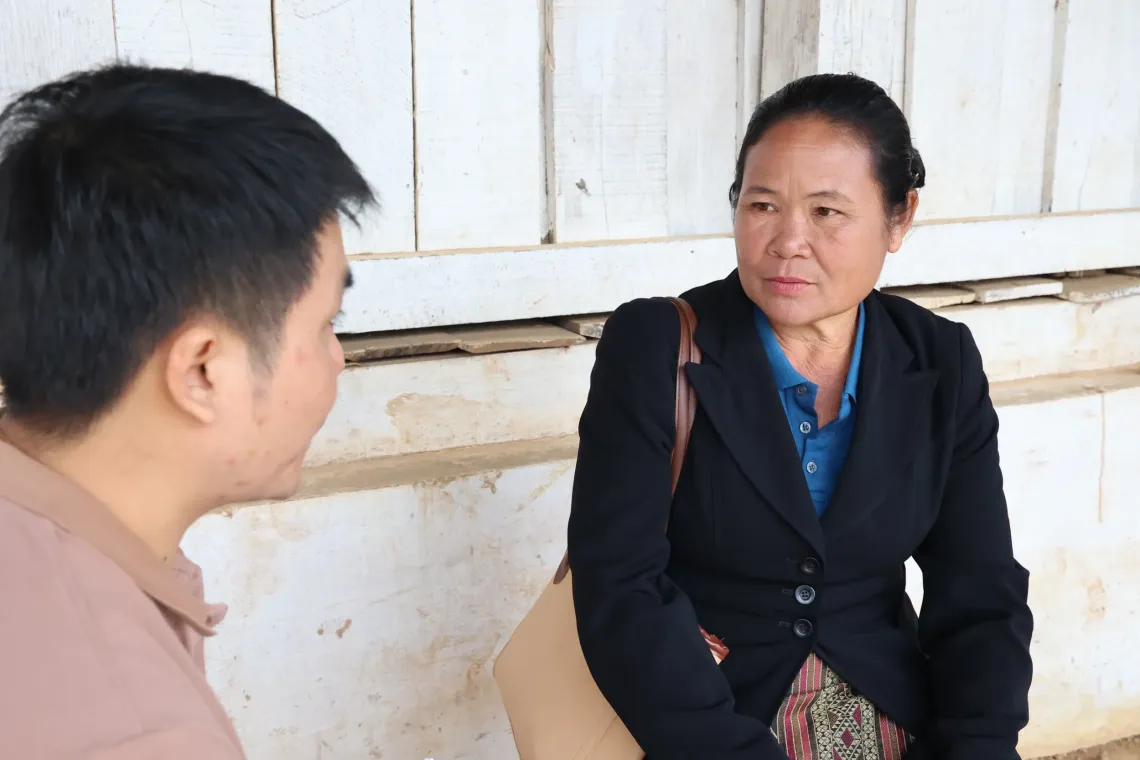 Ms. Keomany, Principal of Nakanong School 