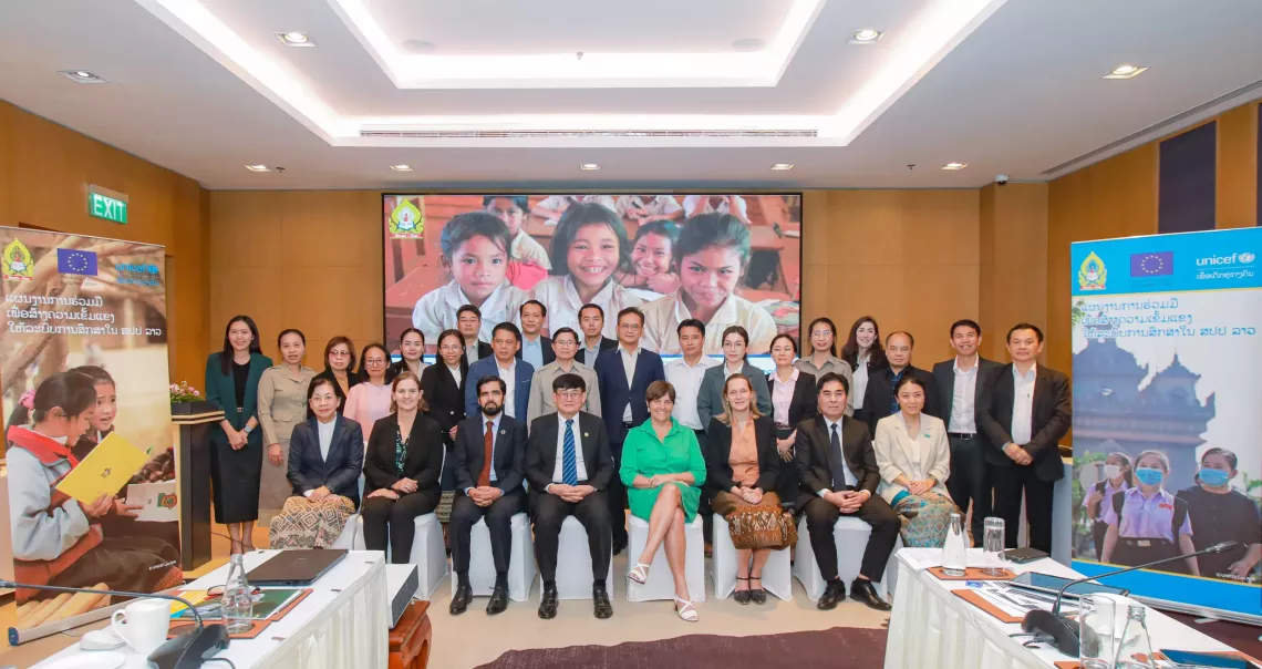 Ministry of Education, EU & UNICEF Advance Education in Lao PDR