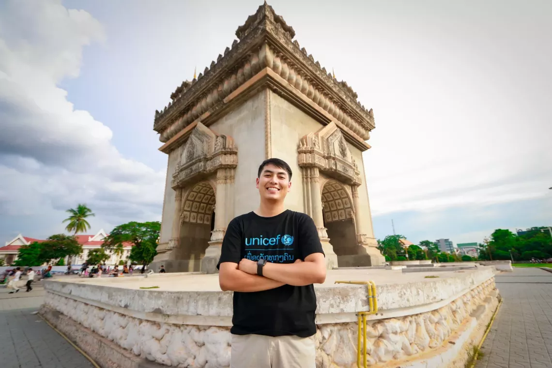 Ekasith Vanmany (Ek), youth champion from Vientiane Capital, Lao PDR.