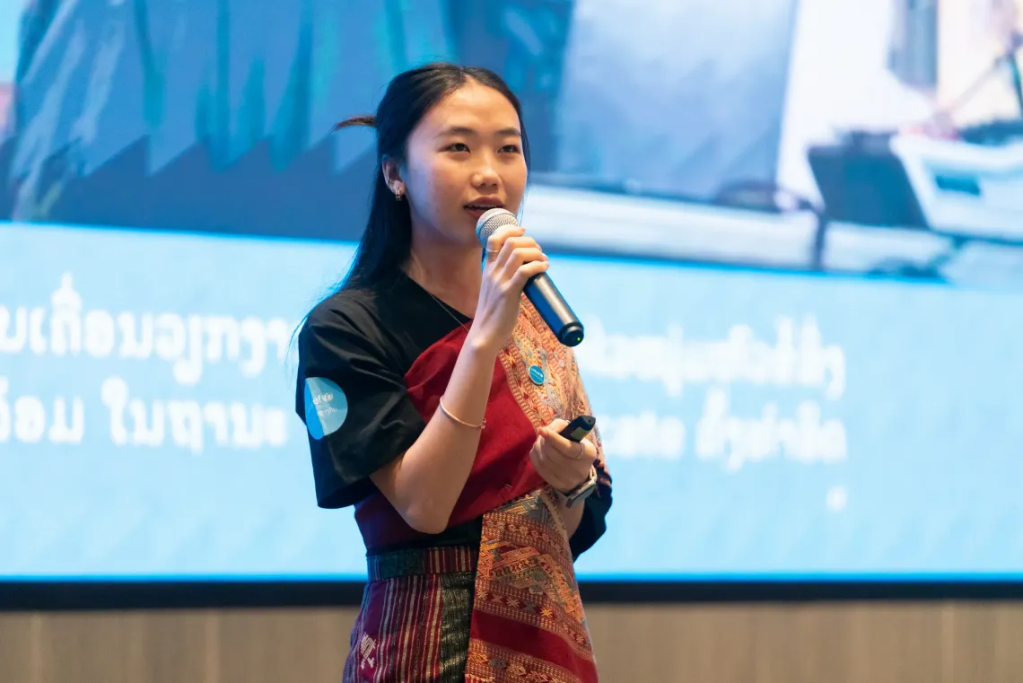 Ms. Chanphone Xongchaiyua, a Project Sinxay Youth Advocate