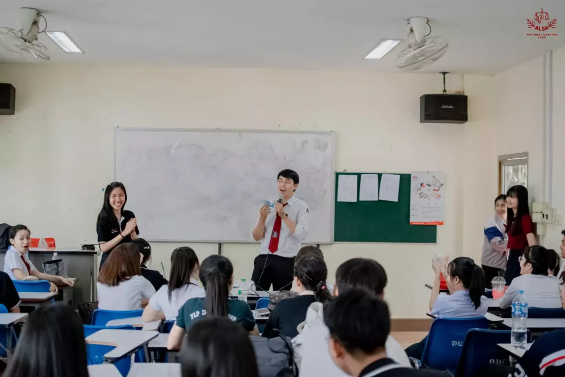 Ek during the first 'It's Okay to Not Be Okay' workshop in 2021. (Thipphavanh Xayasene)