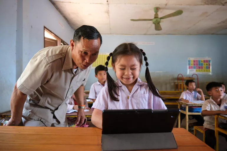 UNICEF HQ Learning Passport Team &ndash; Visit to Lao PDR 3-7 April 2023  Ban Hai Primary school